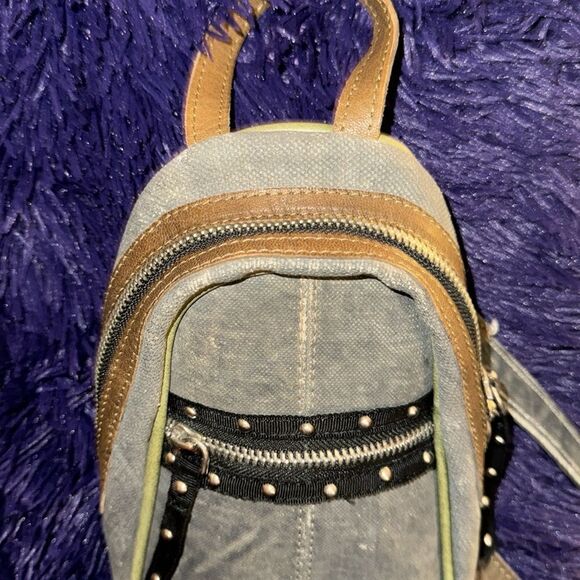 Mona B forever young mini bag distressed crossbody - Picture 5 of 7